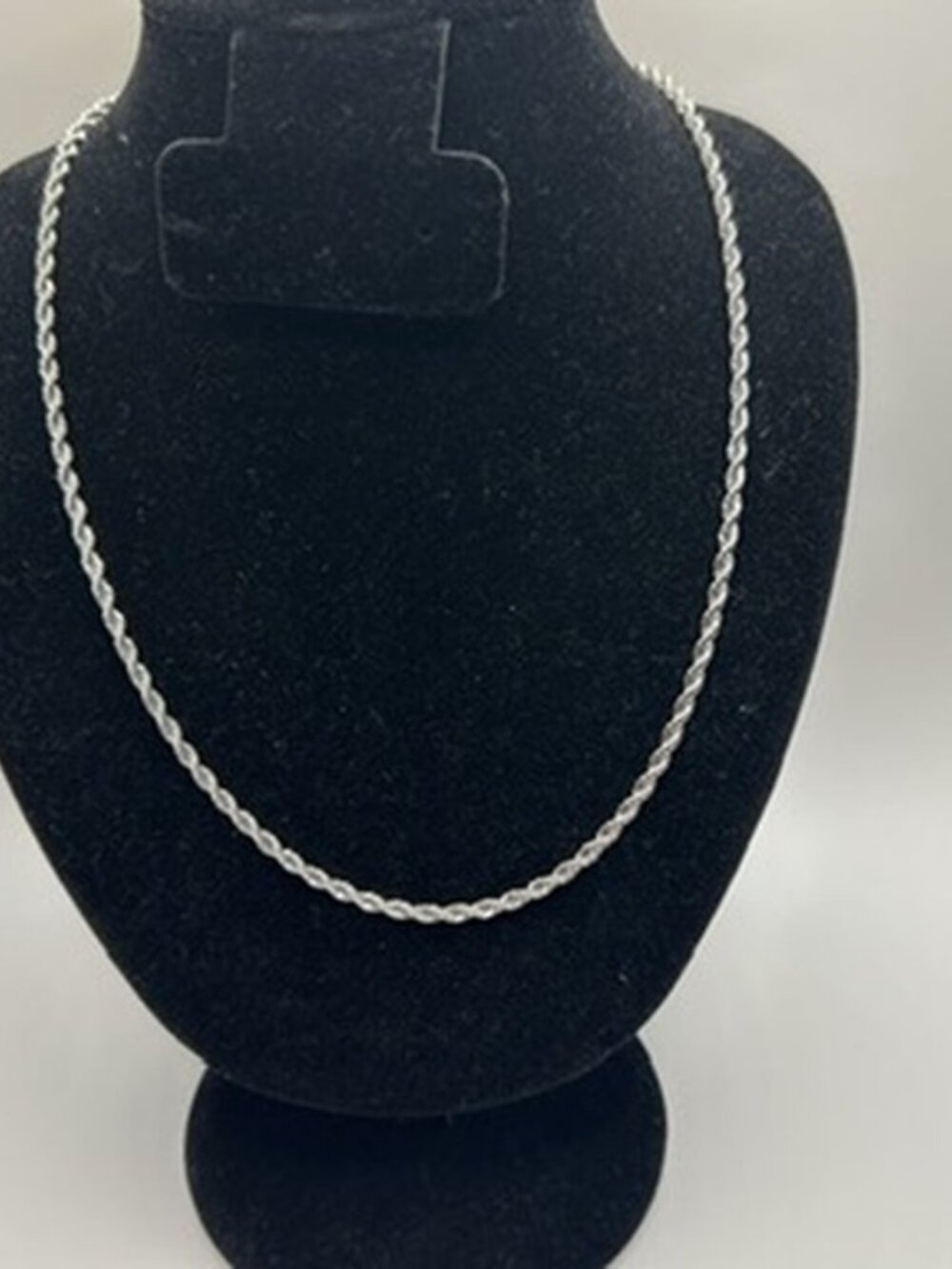 Mens Rope Chain 3mm 22 Inch Real Silver Miami Bold Plated Solid Durable New